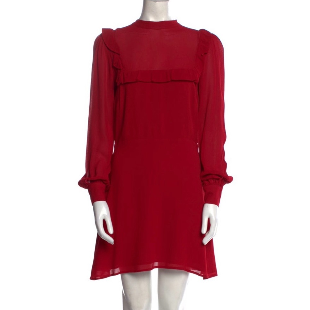 Reformation red mini dress